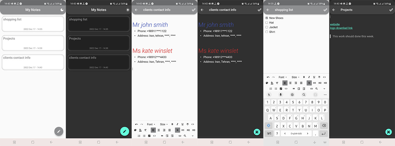 note app